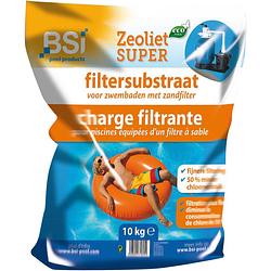 Foto van Bsi filtersubstraat zeoliet super 10 kg blauw/oranje