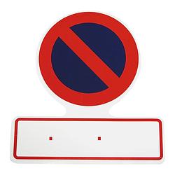 Foto van Carpoint sticker verboden parkeren 27 x 19 cm wit/rood/blauw