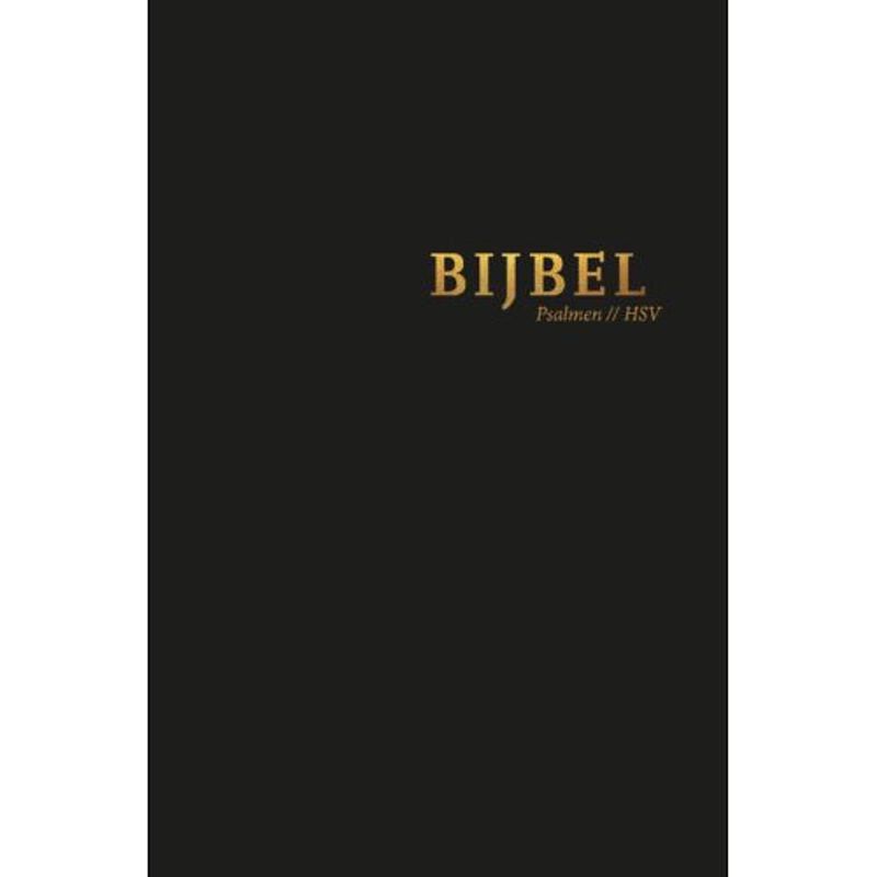Foto van Bijbel (hsv) met psalmen - hardcover zwart