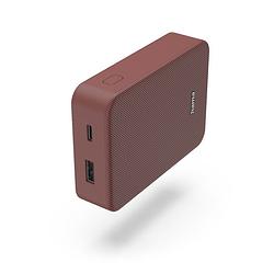 Foto van Hama colour 10 power pack 10000 mah 2 outputs:usb-c usb-a powerbank rood