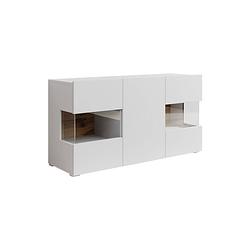 Foto van Meubella dressoir asilento - mat wit - 120 cm