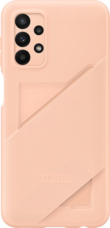 Foto van Samsung galaxy a23 card slot back cover oranje