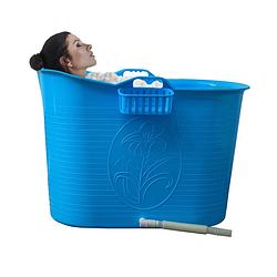 Foto van Lifebath - zitbad nancy - 200l - bath bucket - blauw