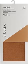Foto van Cricut joy smart labels kraft brown 14 cm x 30 cm 4-pack
