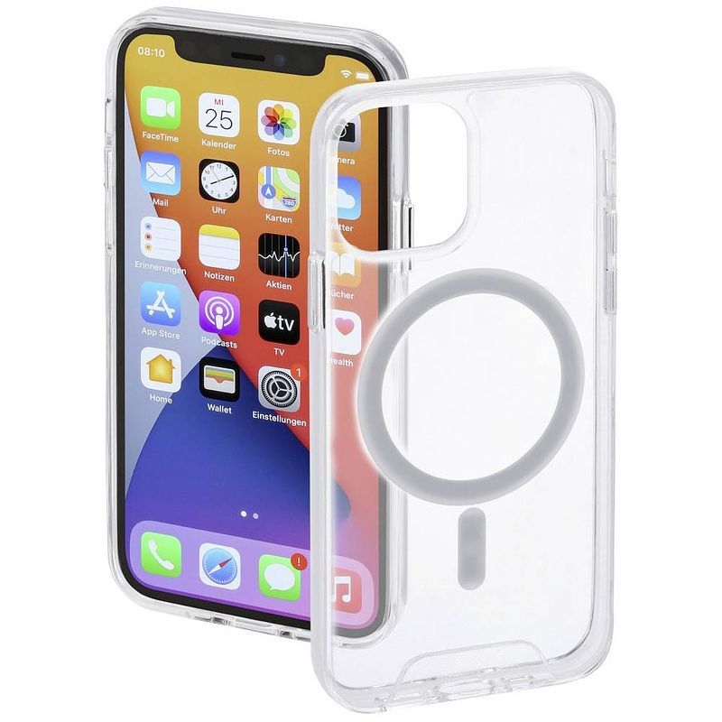 Foto van Hama magcase safety cover apple iphone 12, iphone 12 pro transparant