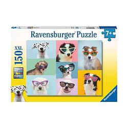 Foto van Ravensburger kinderpuzzel 150 xxl grappige honden