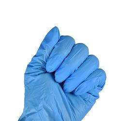 Foto van Wegwerp handschoenen nitra force nitril handschoenen maat s latex handschoenen poedervrij & waterdicht 100