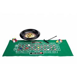Foto van Engelhart roulette/blackjack set groen/zwart unisex 30 cm