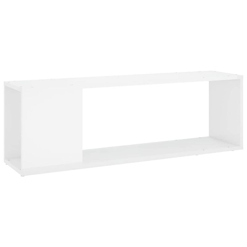 Foto van Vidaxl tv-meubel 100x24x32 cm spaanplaat hoogglans wit