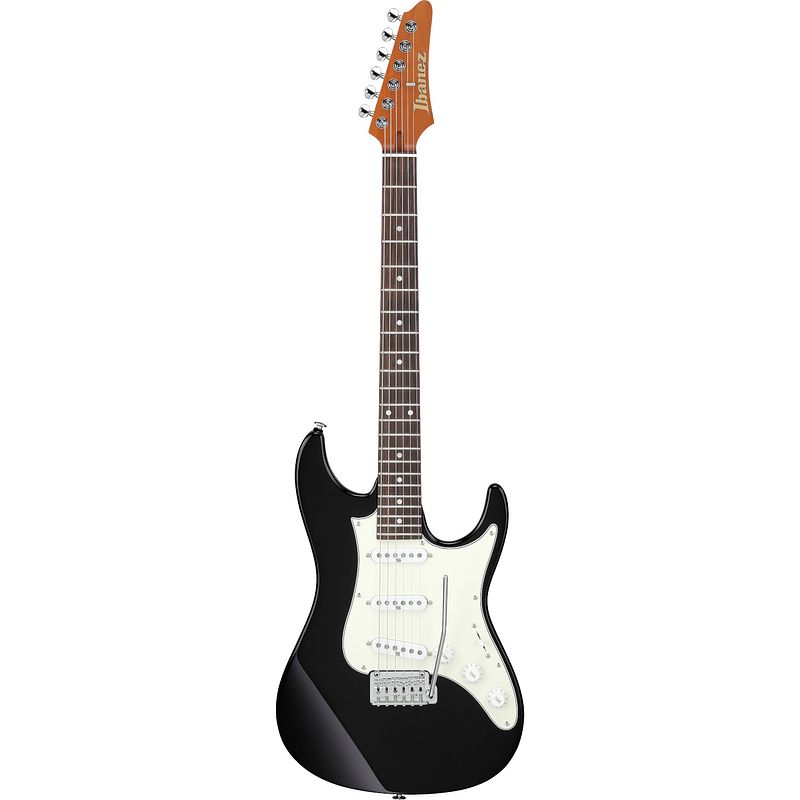 Foto van Ibanez az2203n prestige black elektrische gitaar met koffer