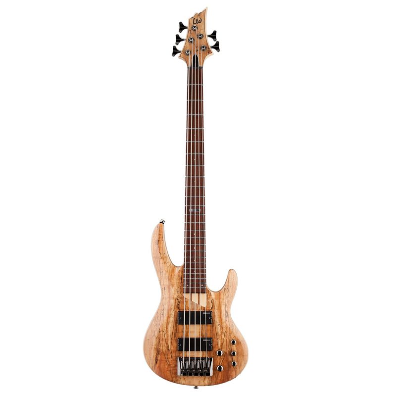 Foto van Esp ltd b-205sm elektrische basgitaar 5-snarig natural satin