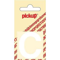 Foto van Plakletter helvetica 40 mm sticker witte letter c