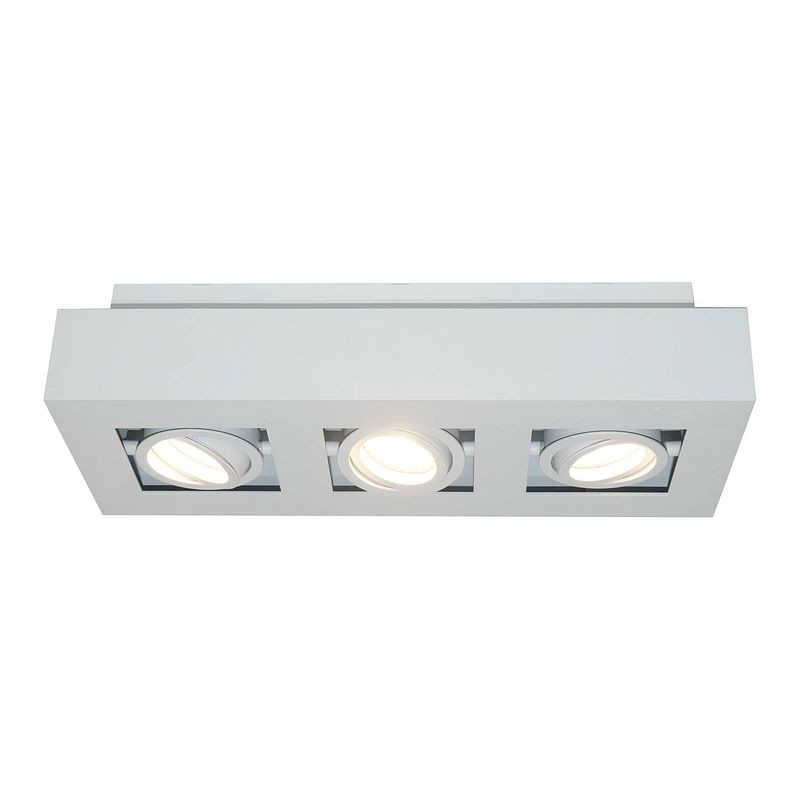 Foto van Lamponline spot bosco 3 lichts l 36 cm b 14 cm wit