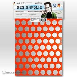 Foto van Oracover 90-064-091-b designfolie easyplot fun 1 (l x b) 300 mm x 208 mm rood, oranje, zilver