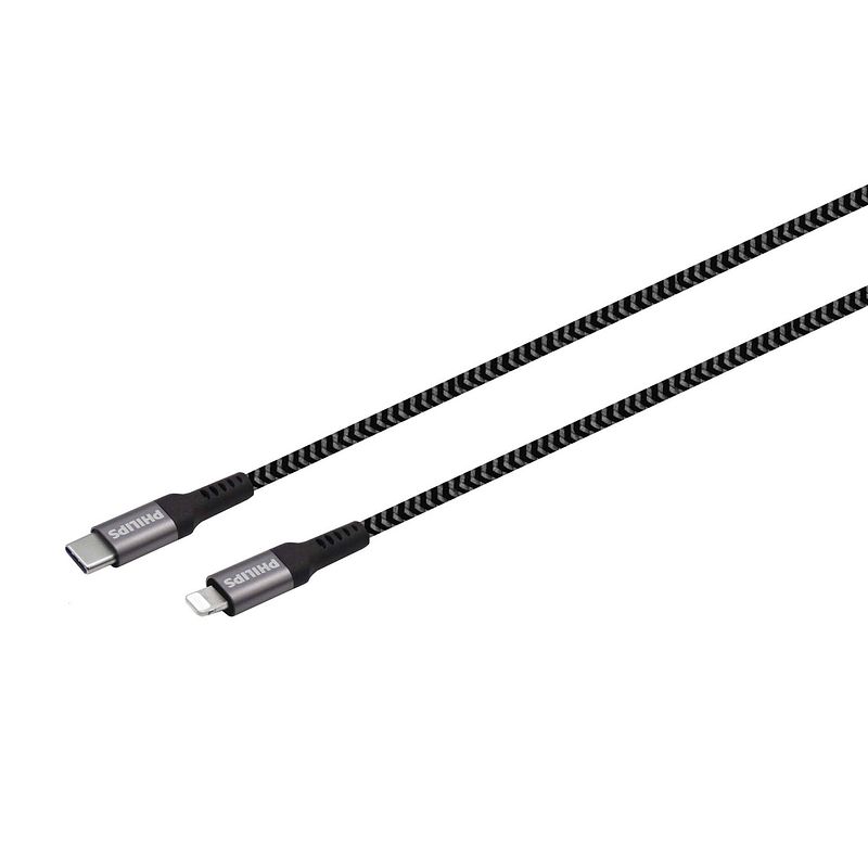 Foto van Usb kabel 3.0 usb-c naar lightning lengte: 2 meter premium nylon