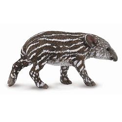 Foto van Collecta wilde dieren: tapir kalf 6 cm donkerbruin/wit