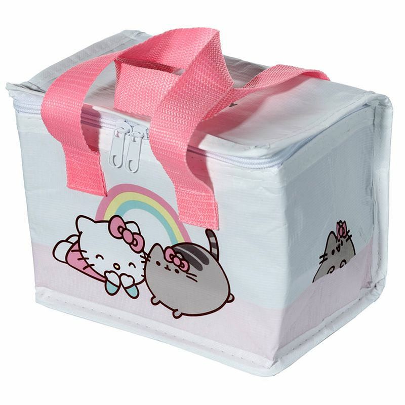 Foto van Kleine lunch koeltas - hello kitty print - 21 x 16 x 14 cm - 4,7 liter - koeltas