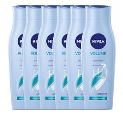 Foto van Nivea volume care shampoo voordeelverpakking 6x250ml