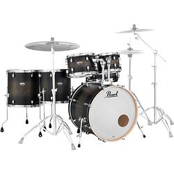 Foto van Pearl decade maple dmp926sp/c262 satin black burst 6d. shellset