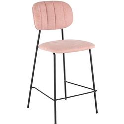 Foto van Giga meubel barstoel roze - zithoogte 65 cm - barstoel jin