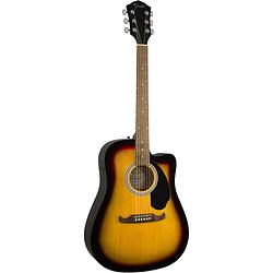 Foto van Fender fa-125ce dreadnought sunburst elektrisch-akoestische westerngitaar