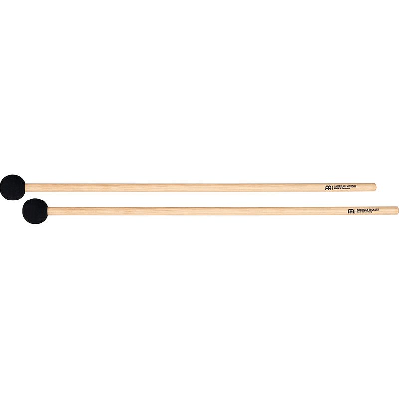 Foto van Meinl mpm5 temple & wood block mallets met zachte rubberen kop