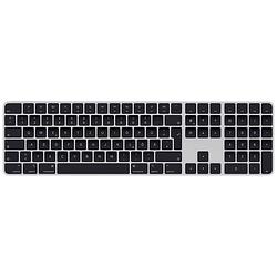 Foto van Apple magic keyboard mit touch id und num key toetsenbord bluetooth zwart multimediatoetsen