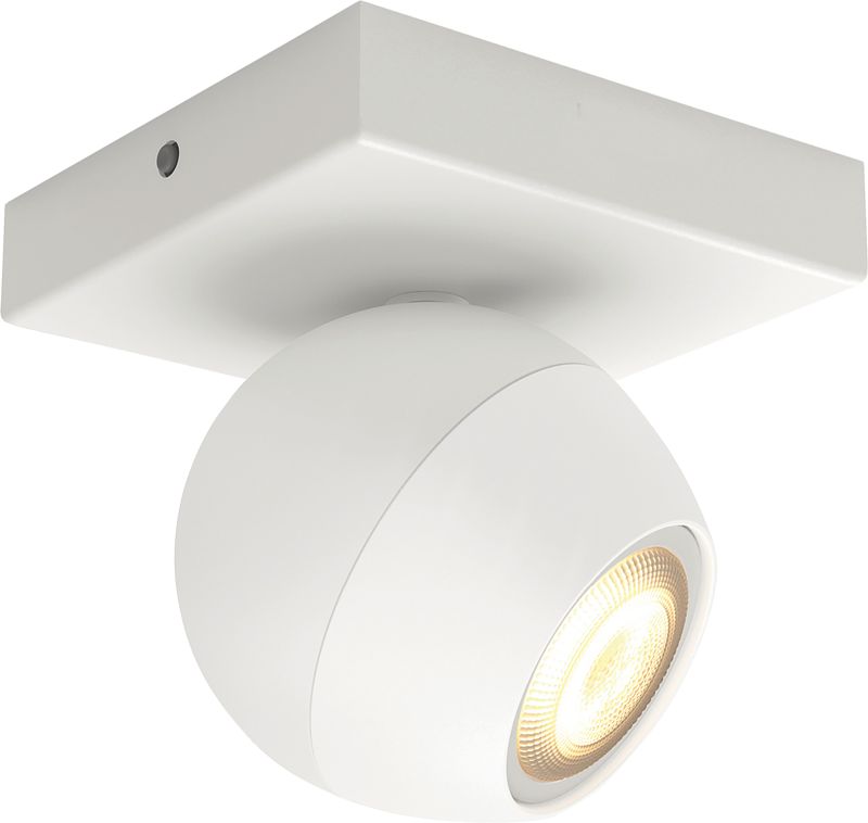 Foto van Philips hue buckram 1-spot opbouwspot white ambiance wit