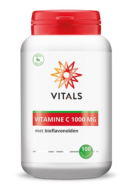 Foto van Vitals vitamine c 1000mg tabletten