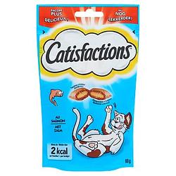 Foto van Catisfactions kattensnacks zalm 60g bij jumbo
