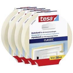 Foto van Tesa classic 05282 afplakband (l x b) 50 m x 30 mm 4 stuk(s)