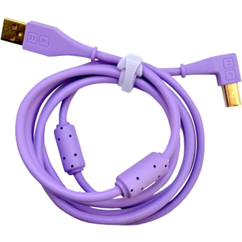 Foto van Dj techtools chroma cable angled usb 1.5 m paars