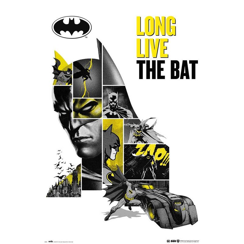 Foto van Grupo erik dc comics 80 anniversary batman poster 61x91,5cm