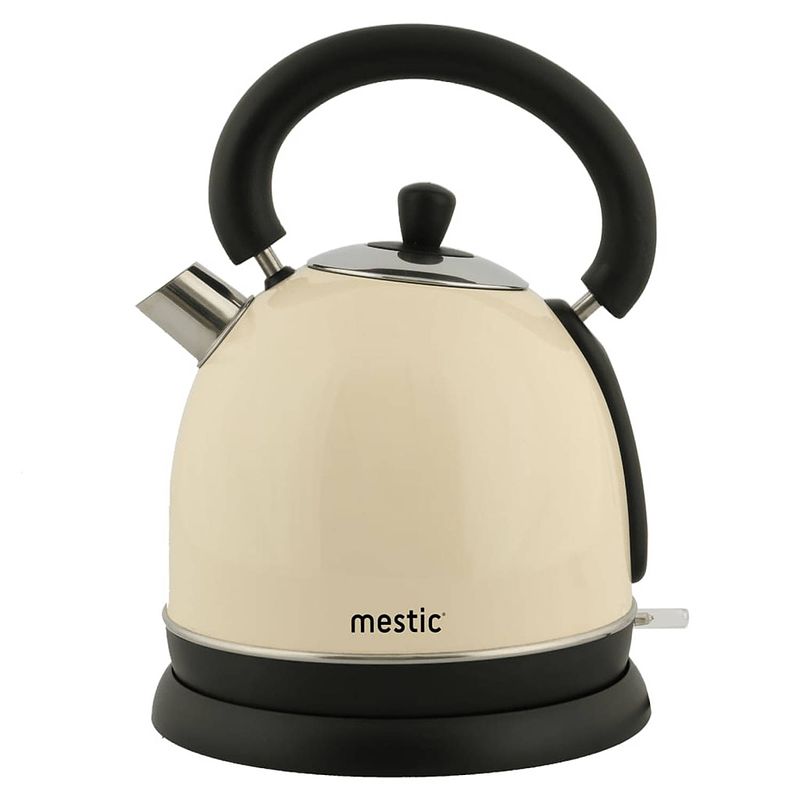 Foto van Mestic waterkoker mwc-180 retro 1,8 l crèmekleurig en zwart