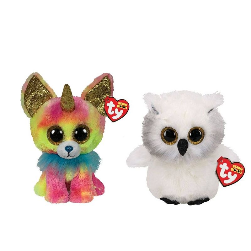 Foto van Ty - knuffel - beanie boo's - yips chihuahua & austin owl