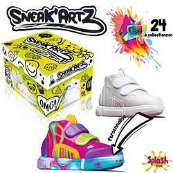 Foto van Splash-toys sneak'sartz - shoebox geel knutselpakket