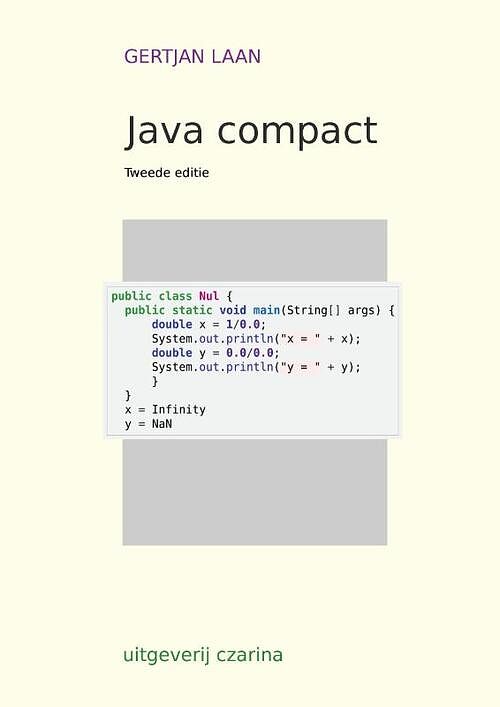 Foto van Java compact - gertjan laan - paperback (9789492481054)