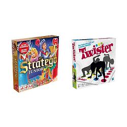 Foto van Spellenbundel - 2 stuks - stratego junior & twister - hasbro