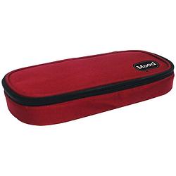 Foto van Mood etui victory junior 22 x 10 x 5 cm canvas donkerrood/zwart