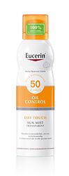 Foto van Eucerin sun transparant spray dry touch mist spf 50