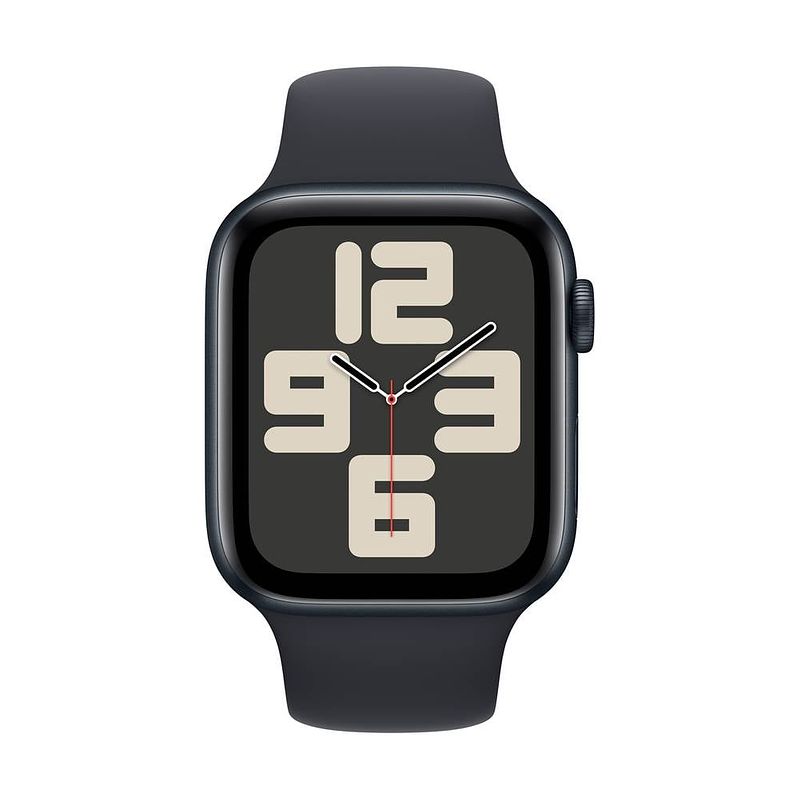 Foto van Apple watch se (2023) gps + cellular 44 mm aluminium kast sportband midnight s/m