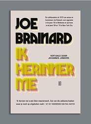 Foto van Ik herinner me - joe brainard - ebook (9789493290099)