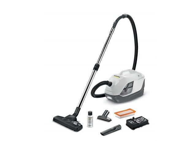 Foto van Karcher ds 6 premium zakloze stofzuiger grijs