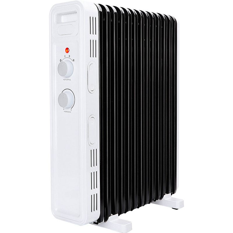 Foto van Radiator - aigi holo - 2300w - oliegevulde kachel - 3 standen - wit