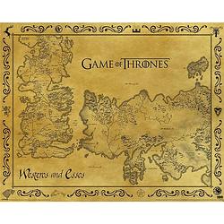 Foto van Pyramid game of thrones antique map poster 50x40cm