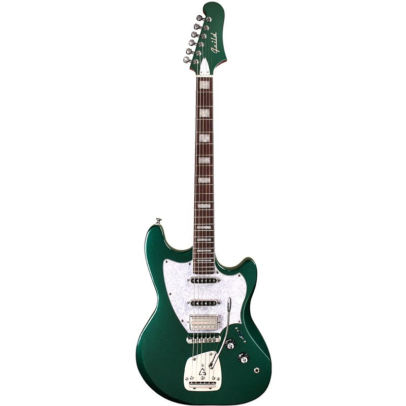 Foto van Guild newark st. collection surfliner deluxe evergreen metallic elektrische gitaar