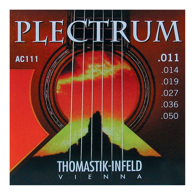 Foto van Thomastik-infeld ac111 plectrum hybrid wound light