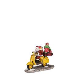 Foto van Luville - santa is in a hurry battery operated - l10xw5xh8cm