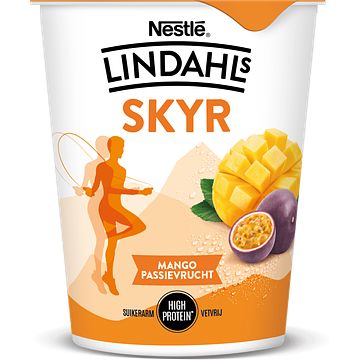 Foto van Lindahls skyr mango passievrucht 450g bij jumbo