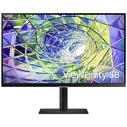 Foto van Samsung viewfinity s8 s27a800unp led-monitor 68.6 cm (27 inch) energielabel f (a - g) 3840 x 2160 pixel uhd, 4k 5 ms displayport, hdmi, usb-c®, usb 3.2 gen 1